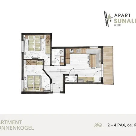 Appartement Sunalpin Sölden